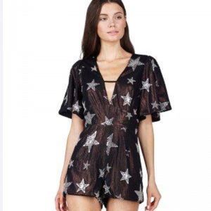 Adelyn Rae | Giaga Sequins Star Romper